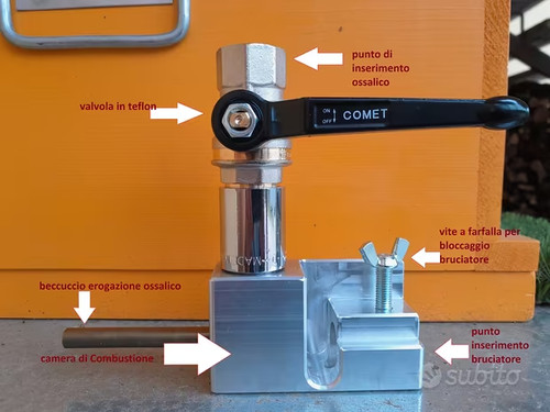 Sublimatore gas per acido - a,